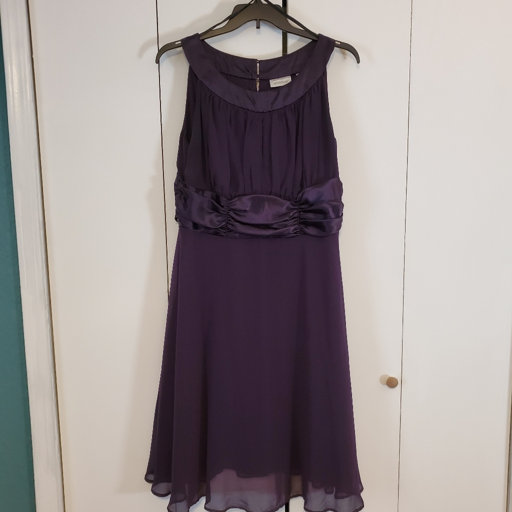 Avenue Purple Cocktail Dress 18W
